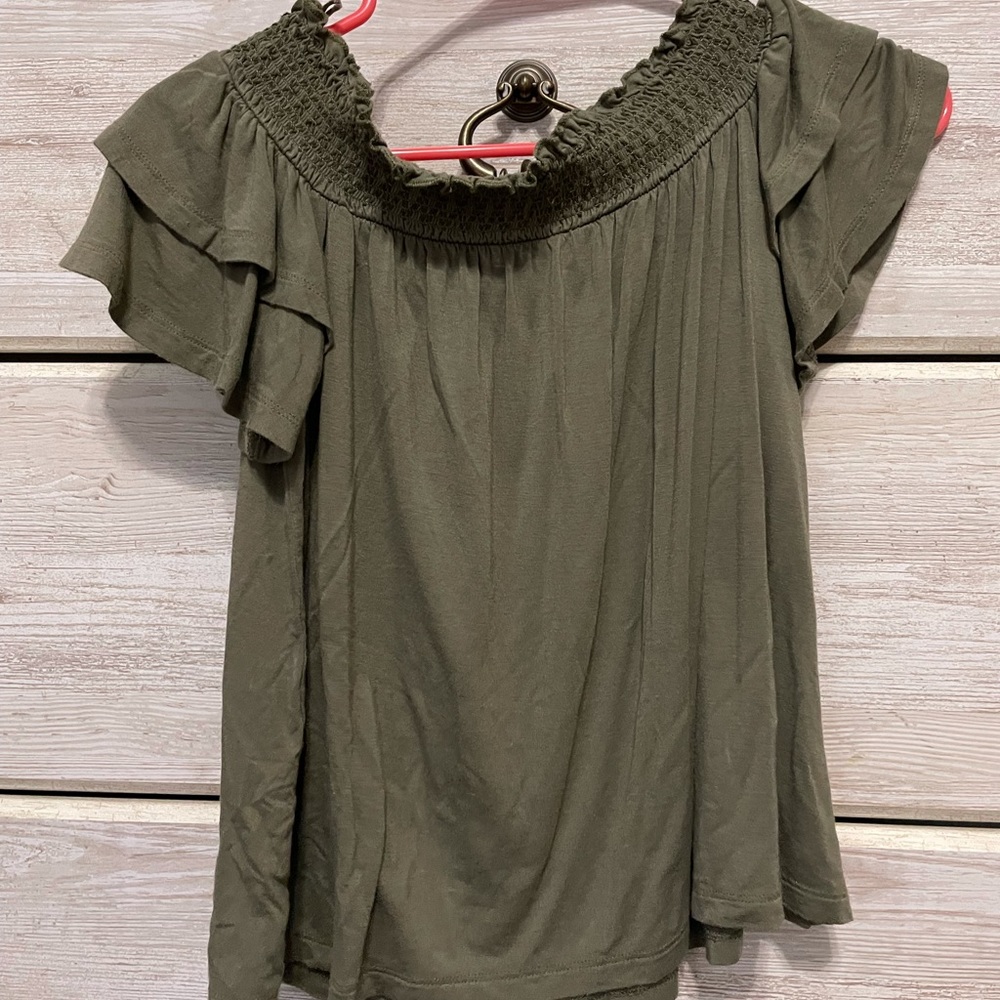 American Eagle Outfitters off the shoulder top